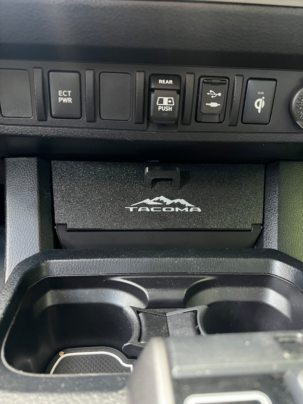 Storage Bin for Toyota Tacoma (2016–2023) – Lower Center Console Organizer