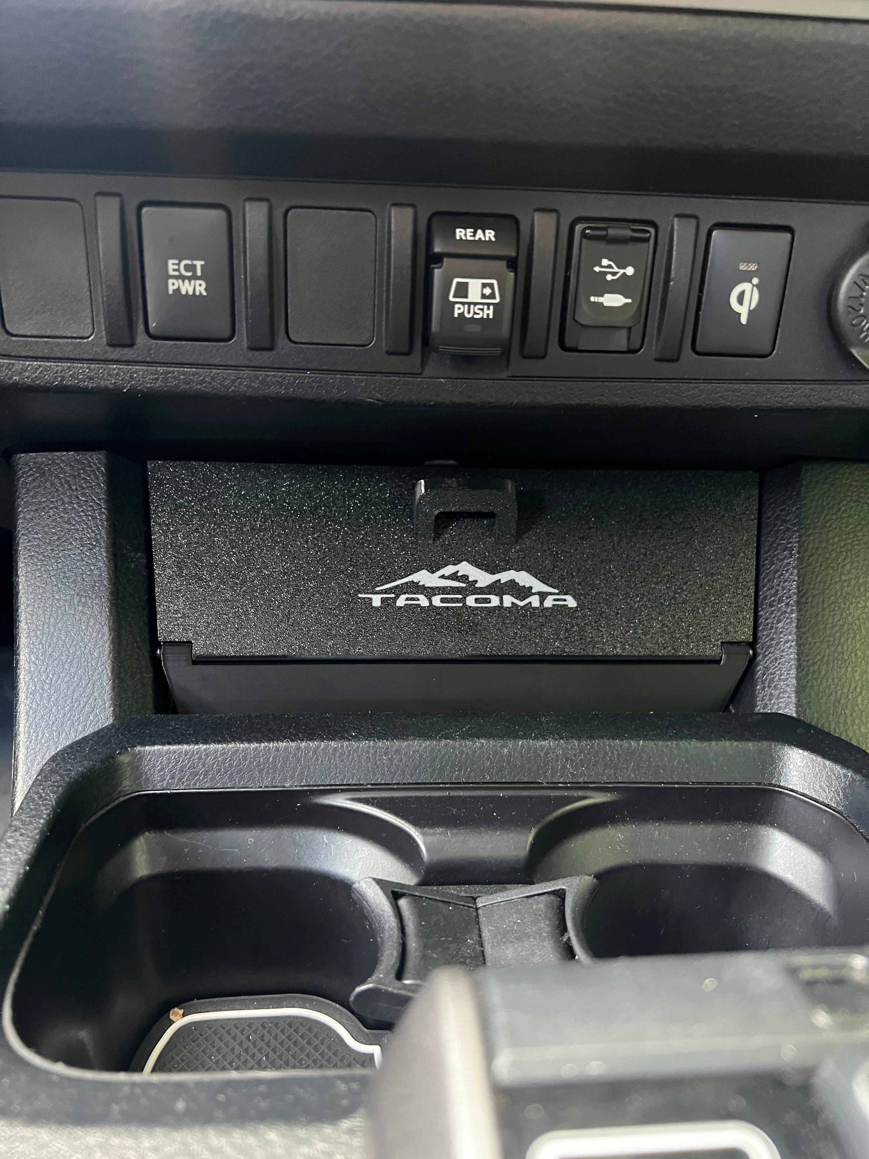 Storage Bin for Toyota Tacoma (2016–2023) – Lower Center Console Organizer