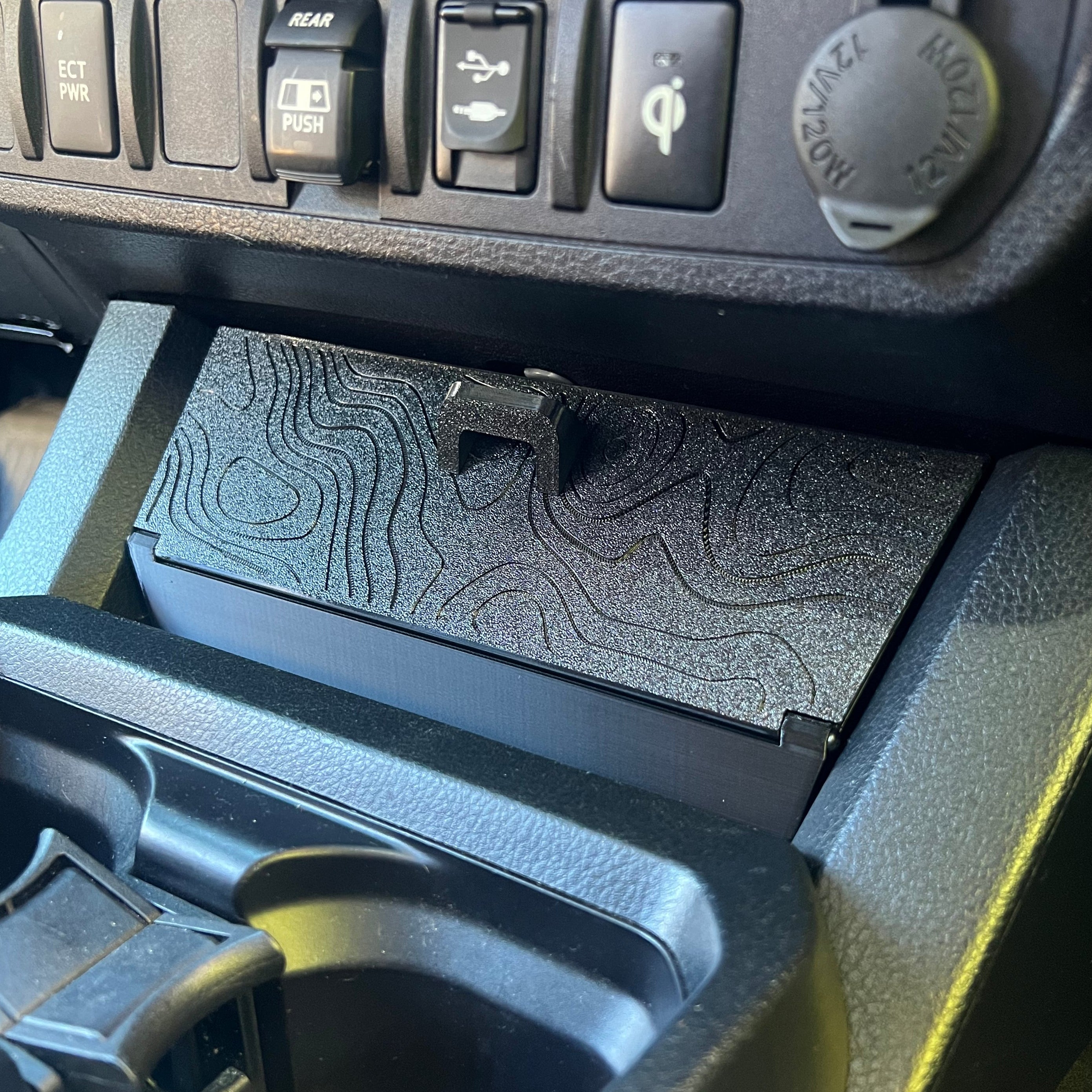 Storage Bin for Toyota Tacoma (2016–2023) – Lower Center Console Organizer