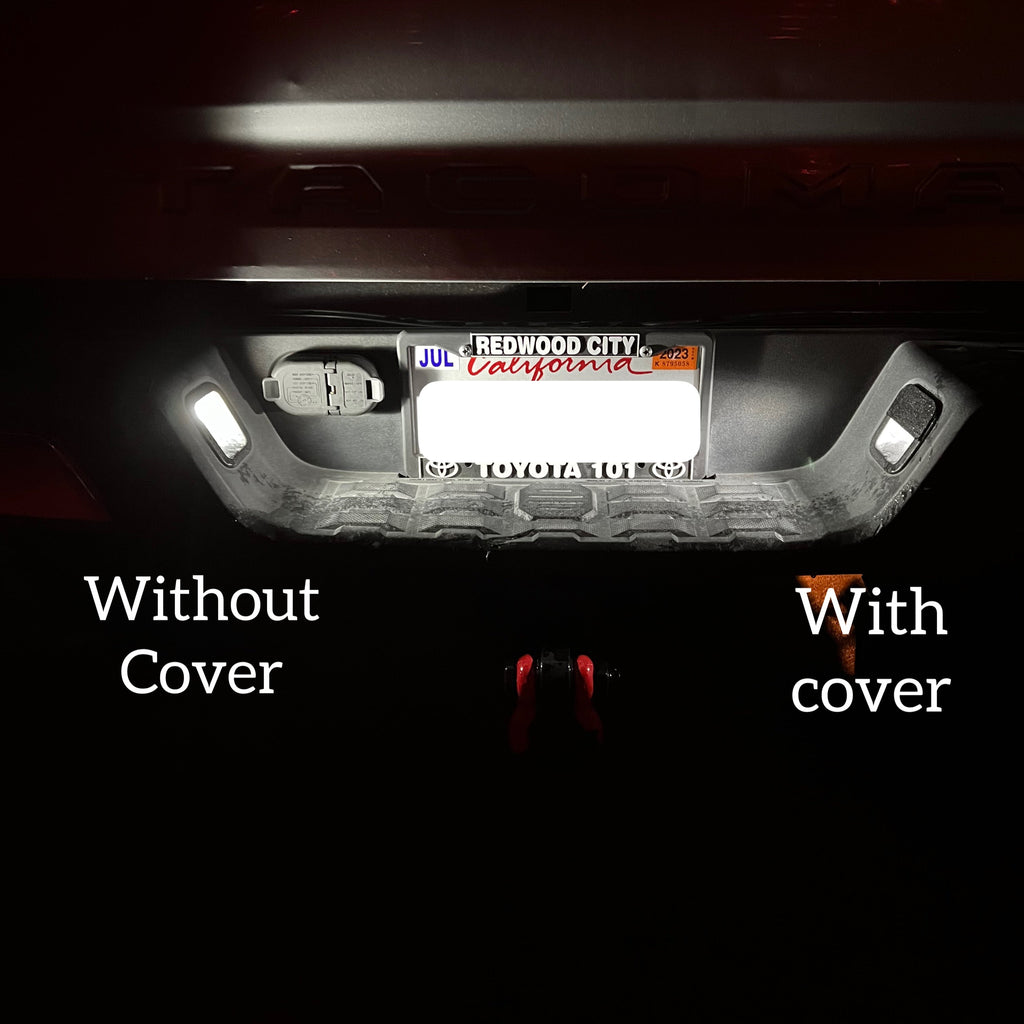 License Plate Light TRD Covers for Toyota Tacoma (2016-2023) Accessories