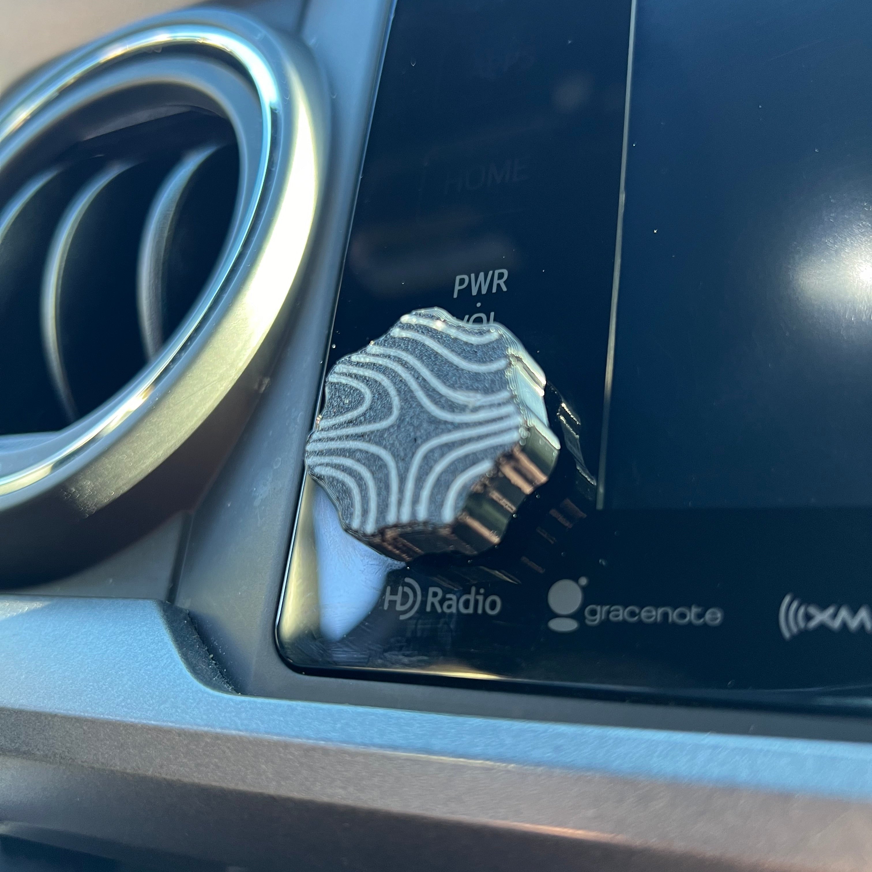 Toyota Tacoma Volume Knob Topography Covers (2016-2019)