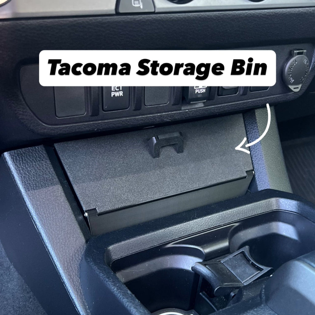 Storage Bin for Toyota Tacoma (2016–2023) – Lower Center Console Organizer
